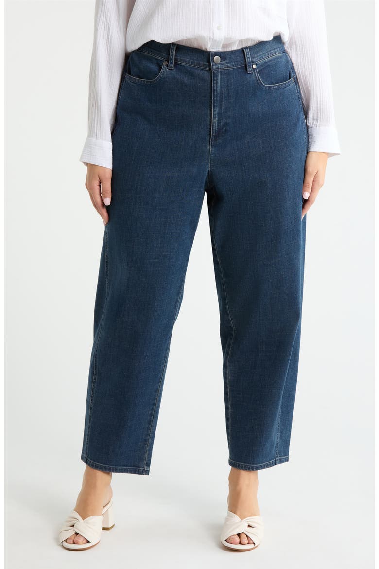 Ankle Lantern Jeans, Main, color, DEEP INDIGO