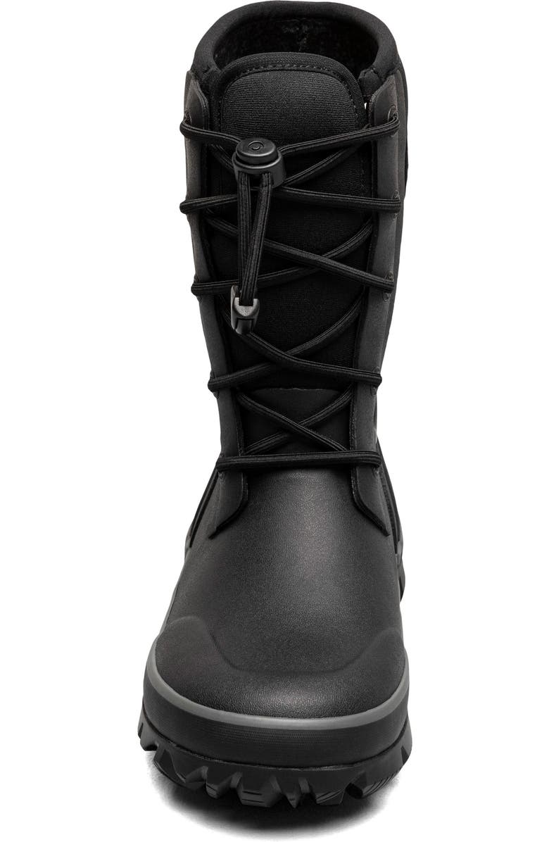 Bogs Kids' Arcata II Lace Up Waterproof Boot, Alternate, color, Black