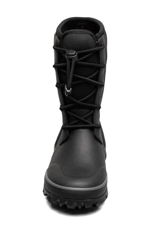Bogs Kids' Arcata Ii Lace Up Waterproof Boot In Black
