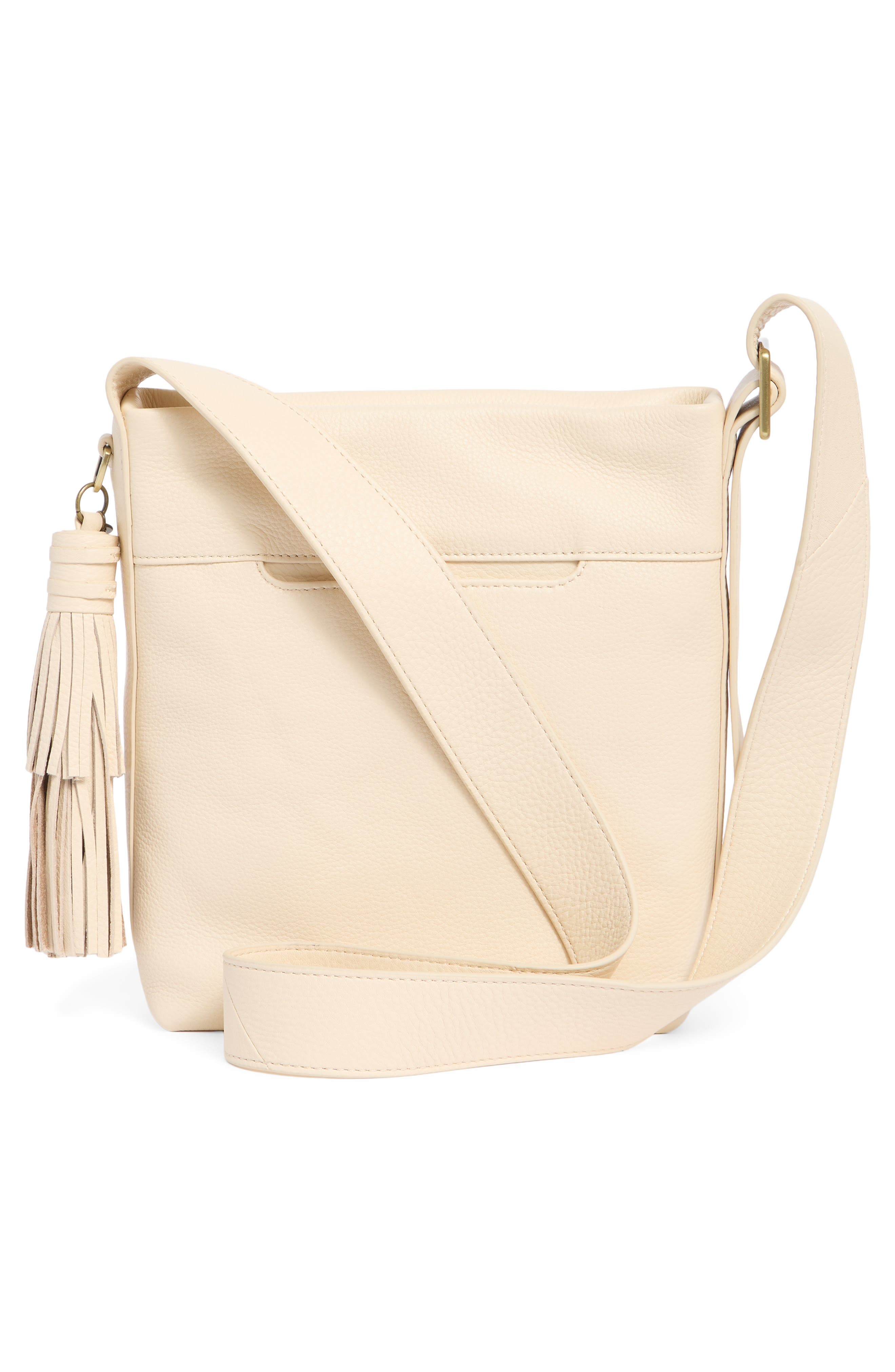 Blaze Bucket Crossbody Bag, Alternate, color, CREAM