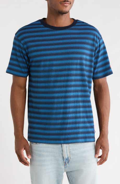 Relaxed Fit Stripe Jacquard T-Shirt