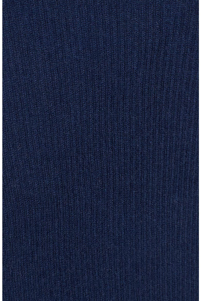 Ribbed Cashmere Vest, Alternate, color, NAVY NIGHT