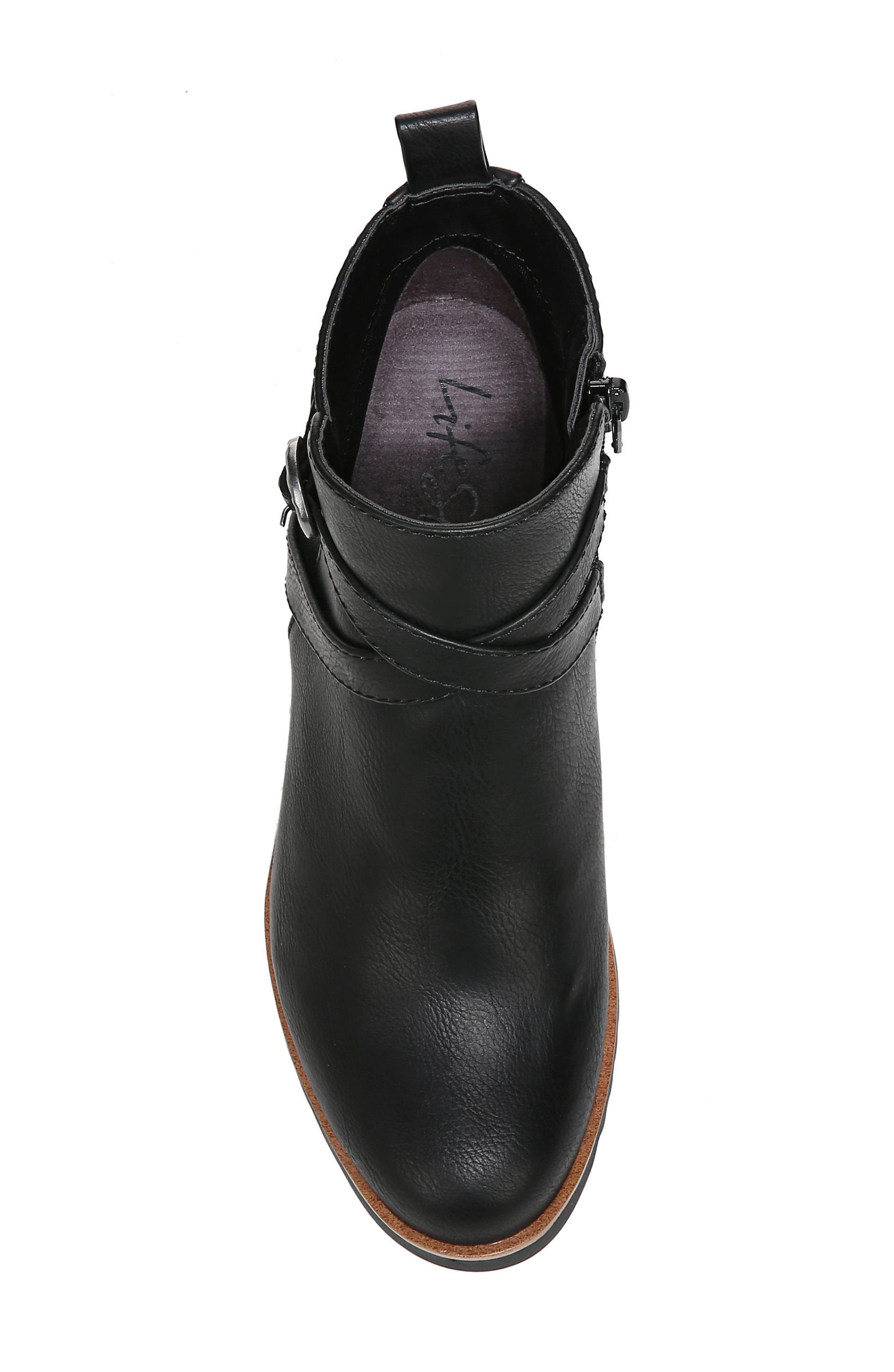 LifeStride Zinfandel Wedge Bootie, Alternate, color, Black