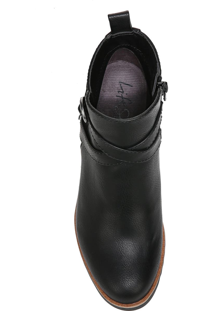 LifeStride Zinfandel Wedge Bootie, Alternate, color, Black