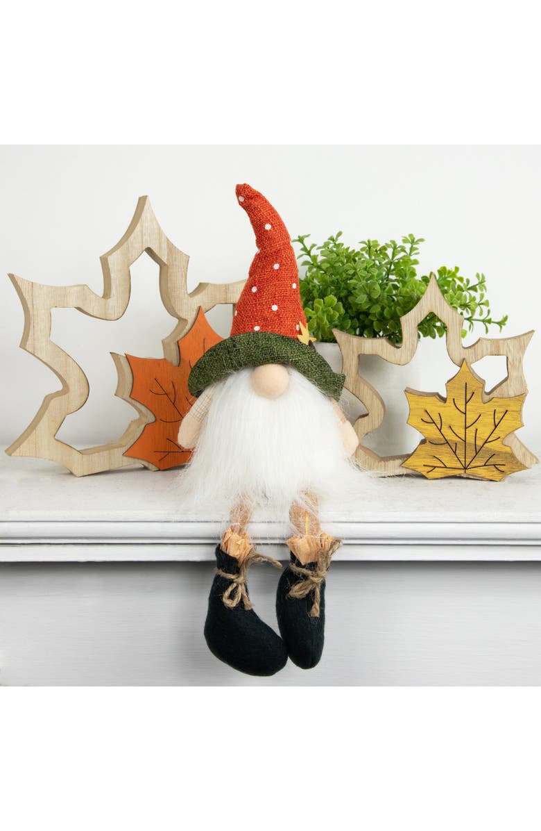 Northlight Sitting Sunflower Autumn Harvest Gnome Figurine - 11", Alternate, color, 