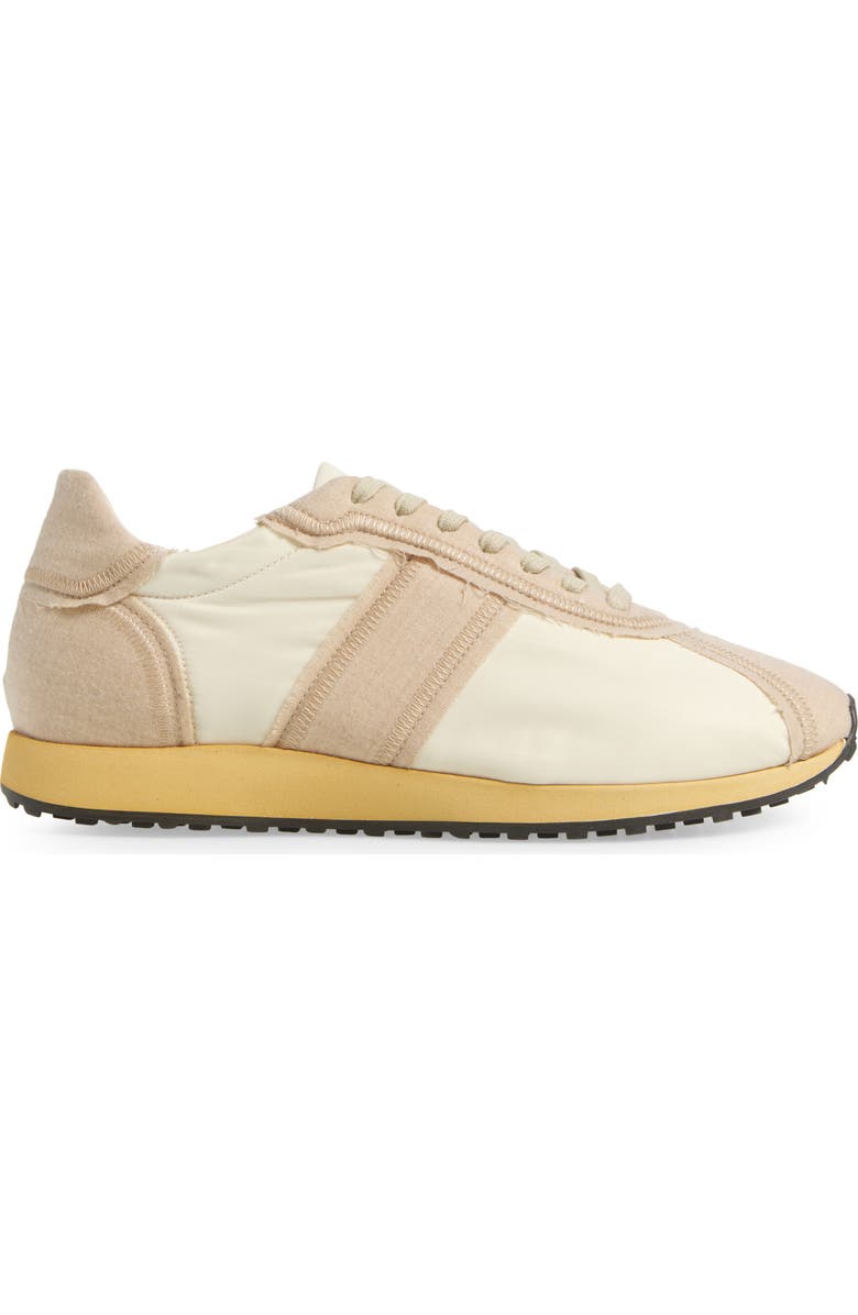 The Row Moveo Fray Detail Sneaker, Alternate, color, Beige / Off White