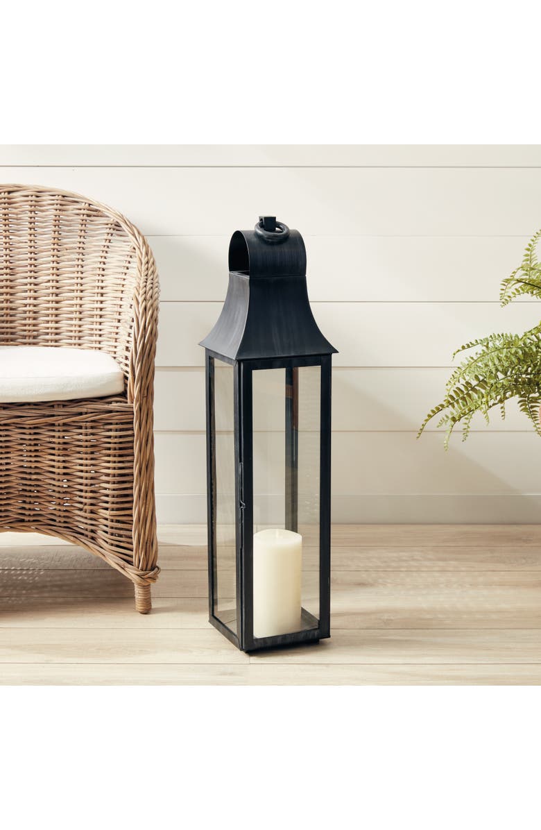 Napa Home & Garden Geneva Outdoor Lantern 33", Alternate, color, Black