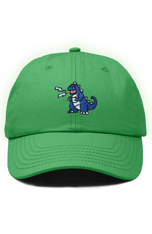 Dalix Big Lizard Cap In Kelly Green