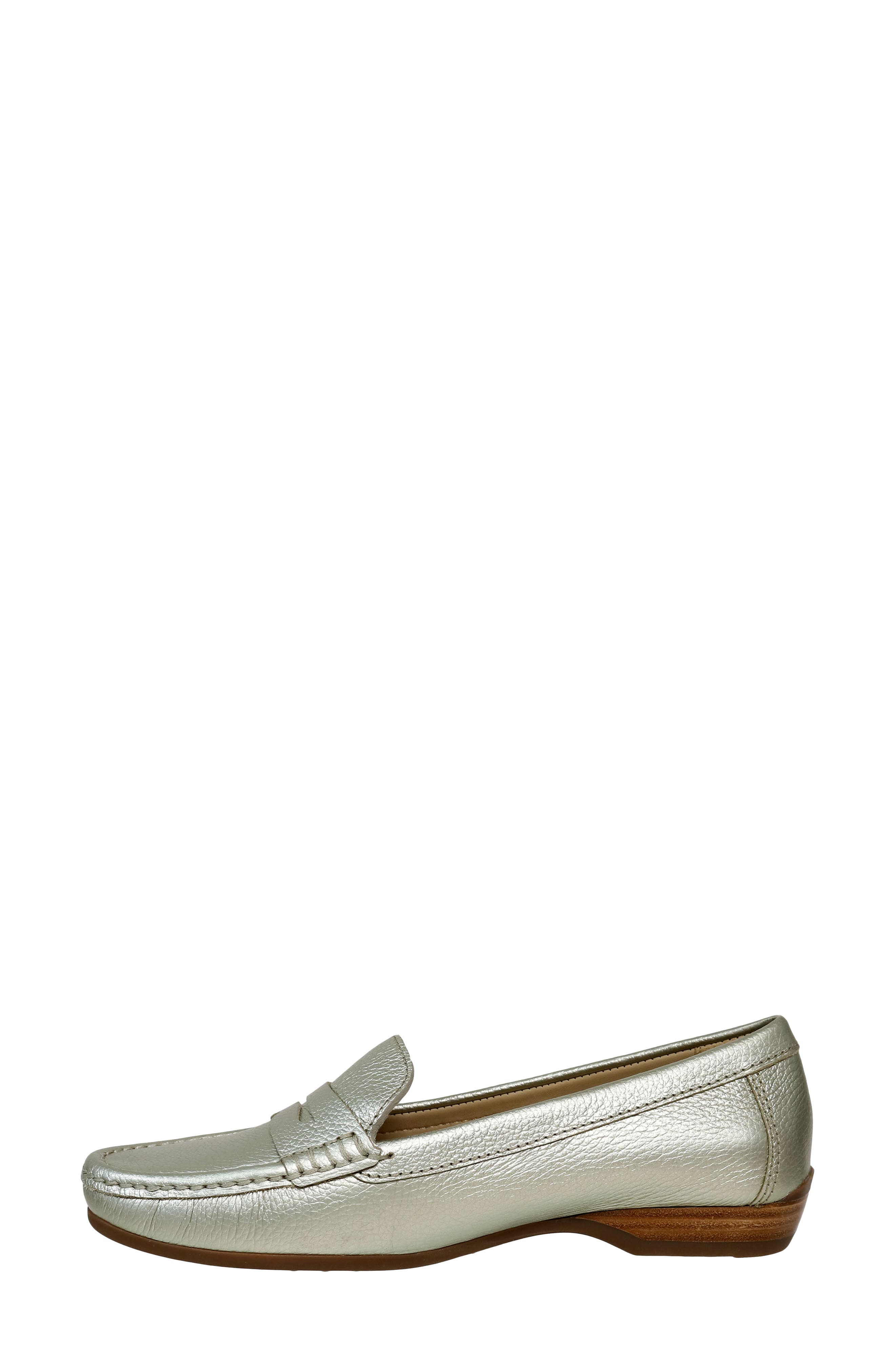 Freetime Penny Loafer, Alternate, color, PLATINUM