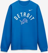 Nike Men's Nike Blue Detroit Lions Primetime Club Sweatshirt