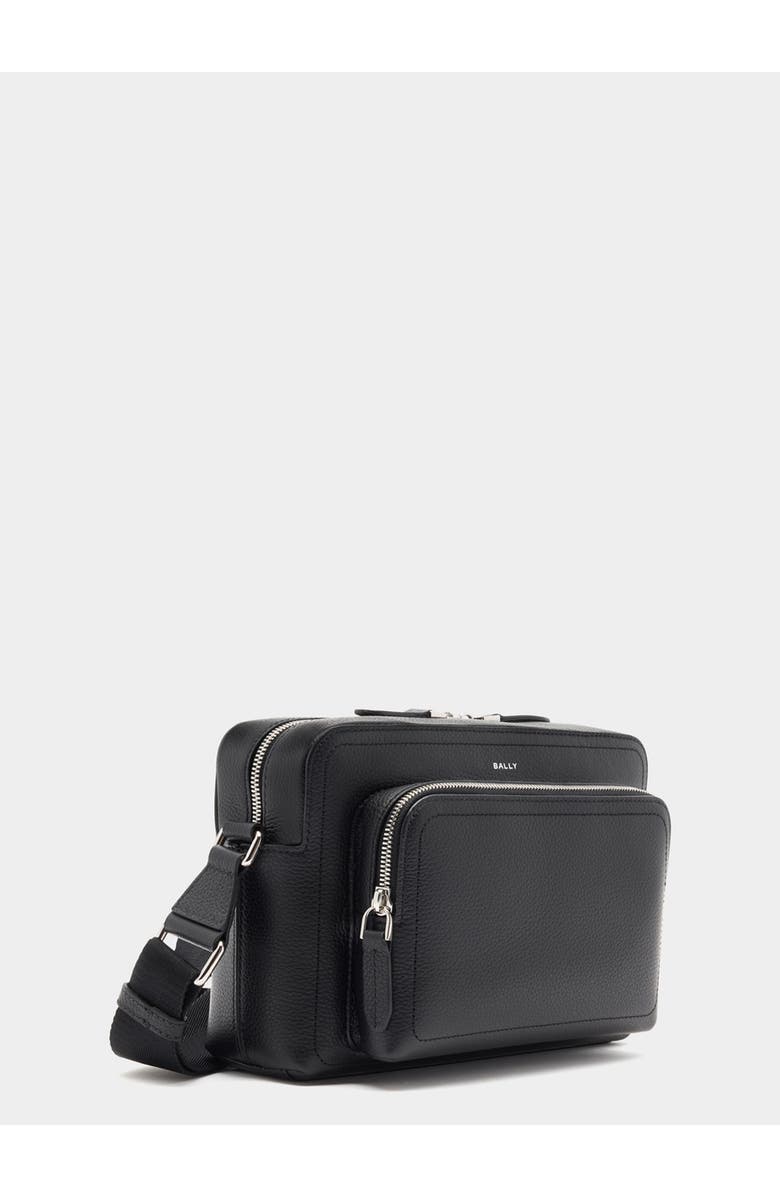 Bally Capitol Crossbody Bag in Leather, Alternate, color, Black+Palladio