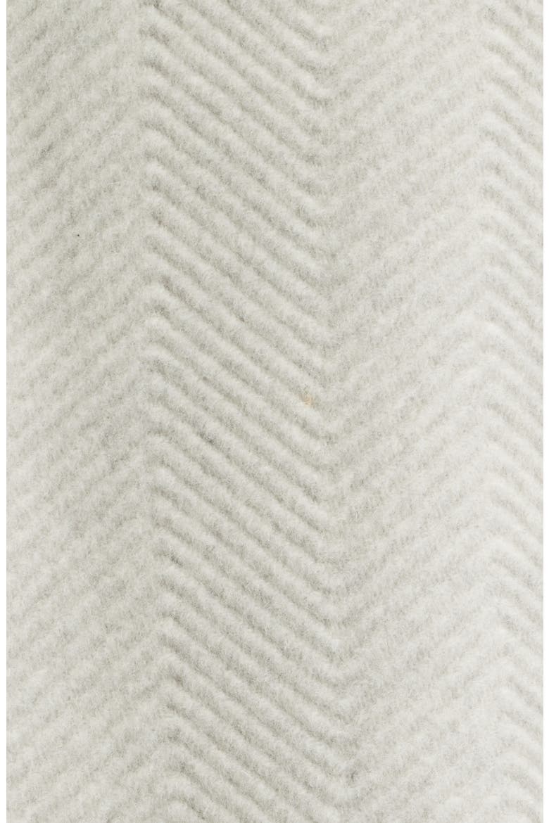 Classic Collar Wool Herringbone Coat, Alternate, color, SEA SALT
