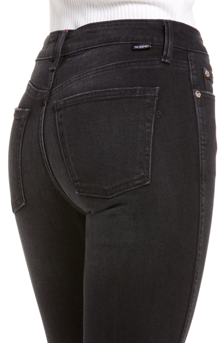 NOEND Farrah High Waist Fray Hem Flare Jeans, Alternate, color, 