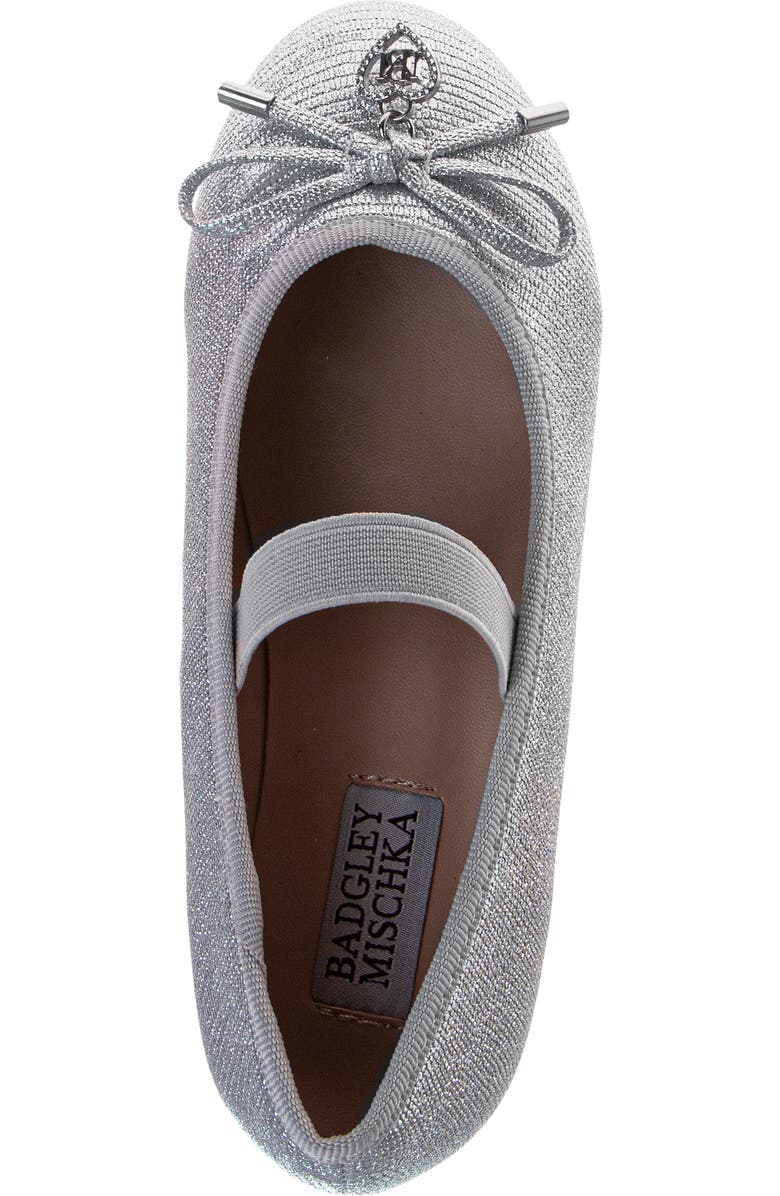 BADGLEY MISCHKA Dress Sandals for Girls, Alternate, color, Silver