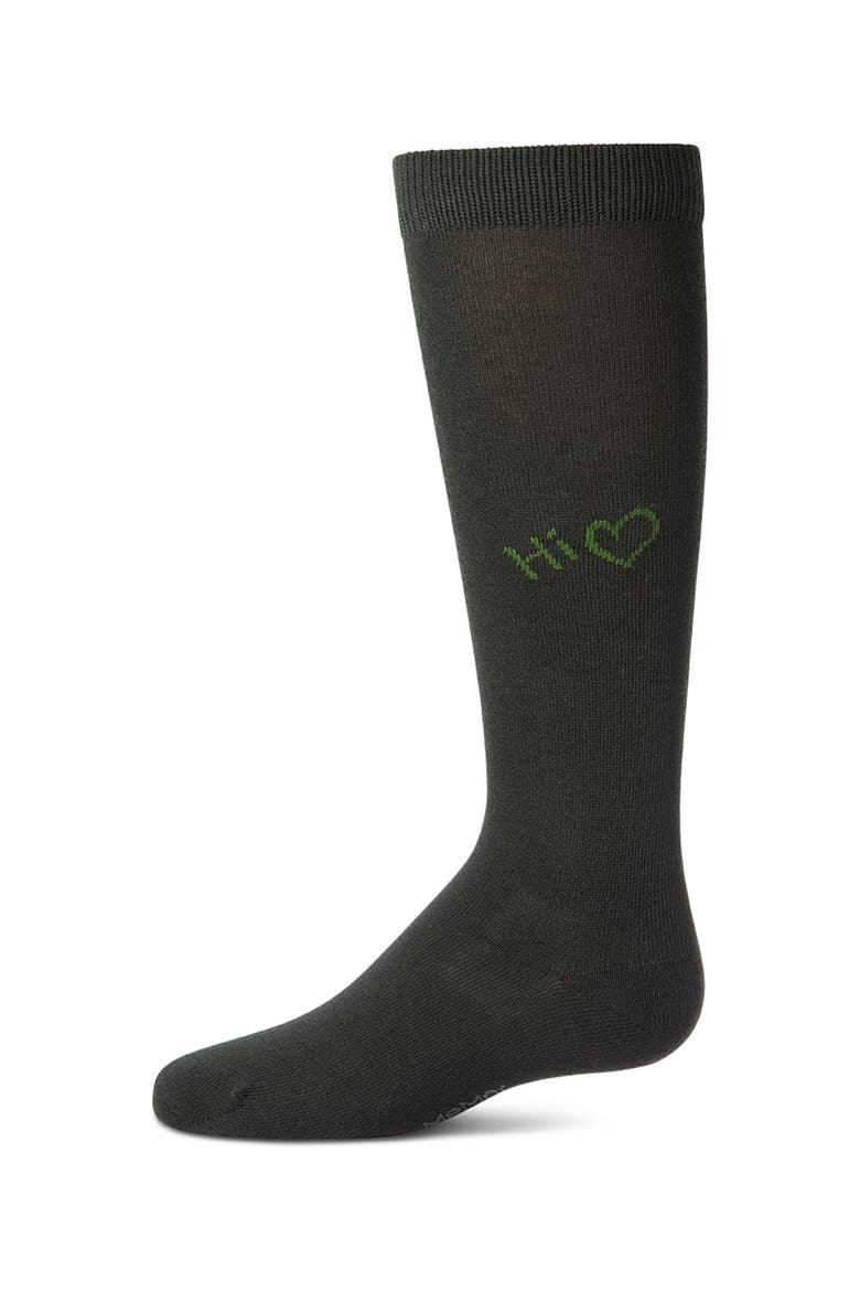 HI!-Graphic Knee High Sock, Main, color, Olive