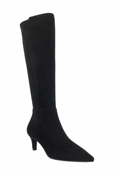 Sultry Leather Knee High Boot