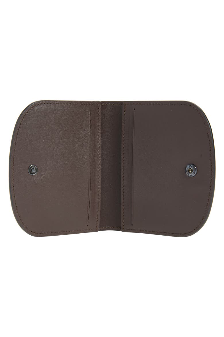 Le Pliage Xtra Leather Flap Card Case, Alternate, color, MOCHA