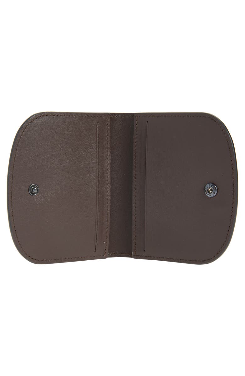 Longchamp Le Pliage Xtra Leather Flap Card Case, Alternate, color, Mocha