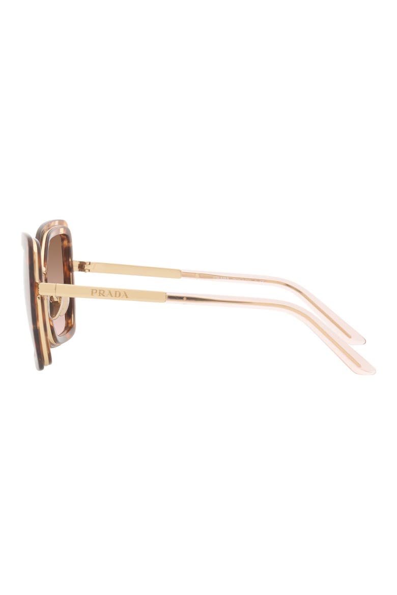 Pillow 53mm Sunglasses, Alternate, color, CARAMEL TORTOISE