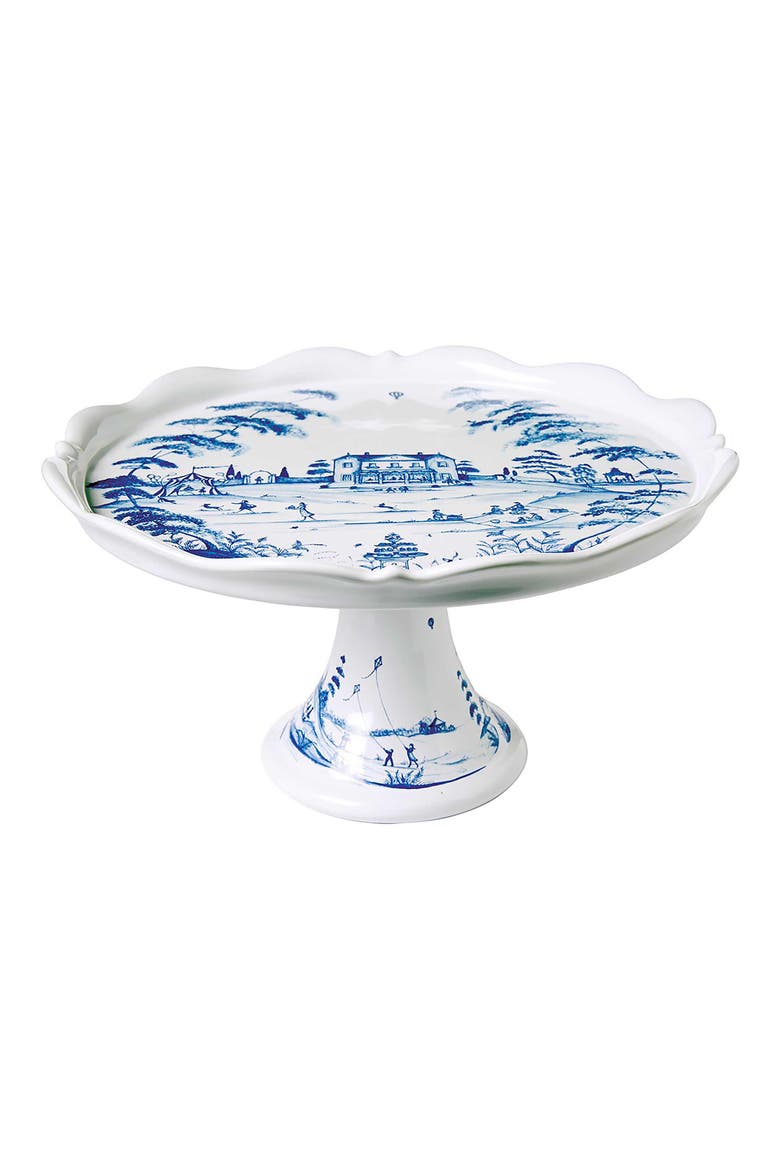 Country Estate Cake Stand, Main, color, DELFT BLUE