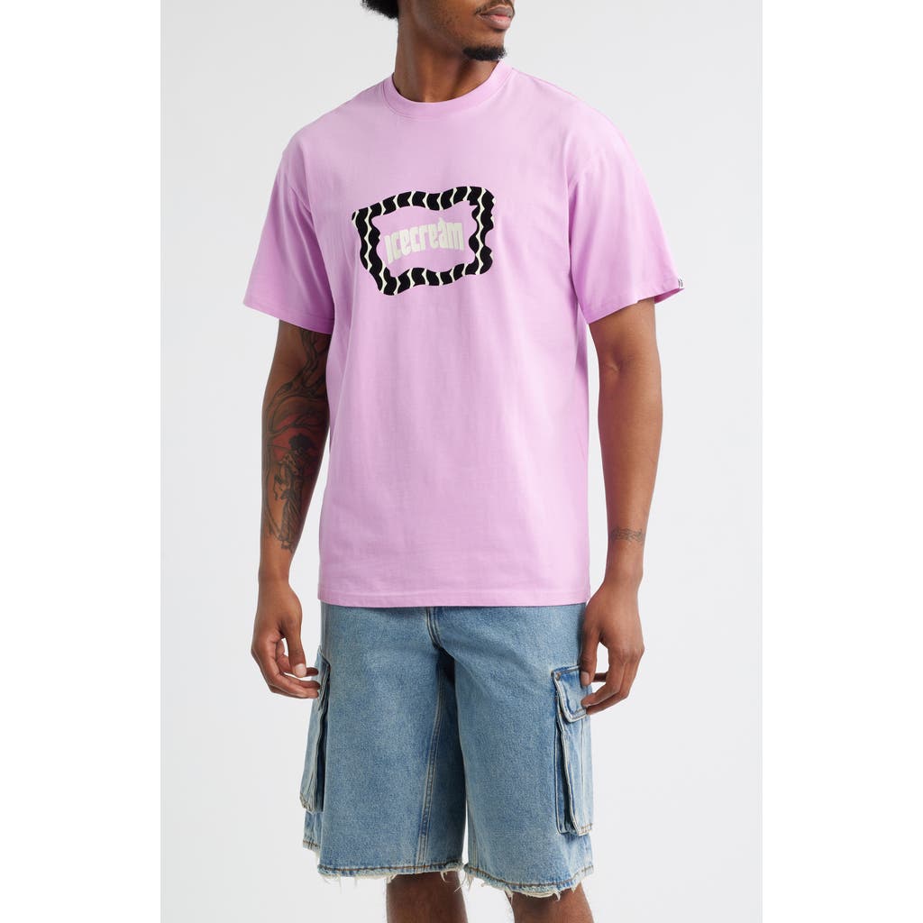 Icecream Soft Serve Graphic T-shirt In Purple