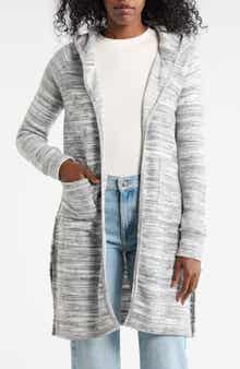 GO COUTURE Hooded Sweater Cardigan
