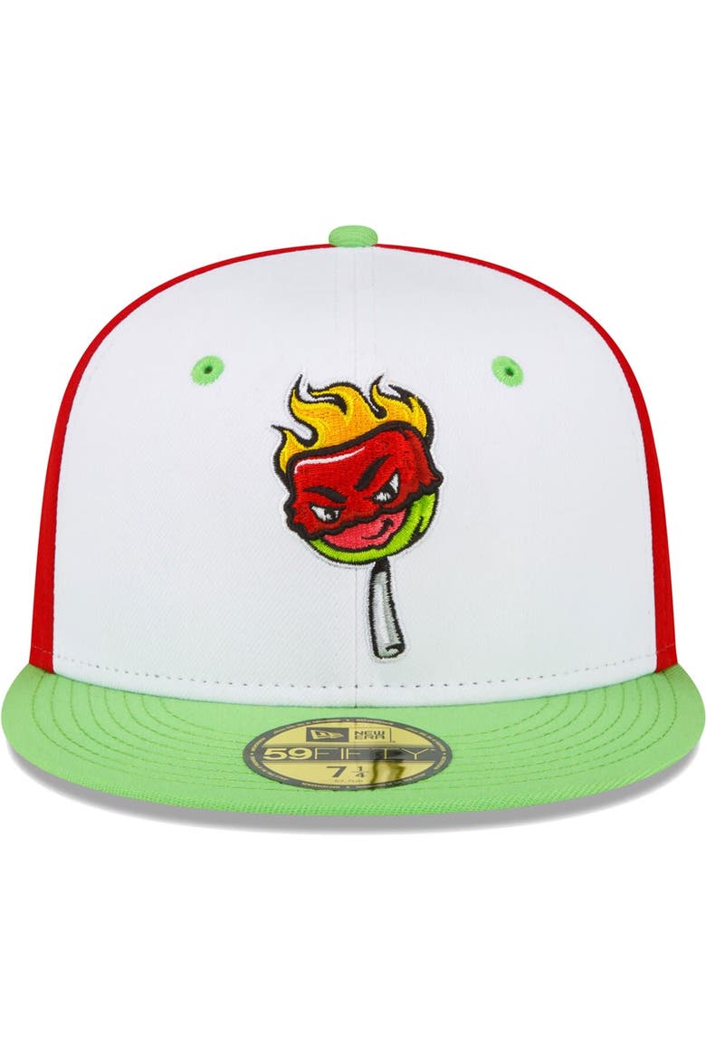 Men's New Era White Sugar Land Space Cowboys Copa De La Diversion 59FIFTY Fitted Hat, Alternate, color, White