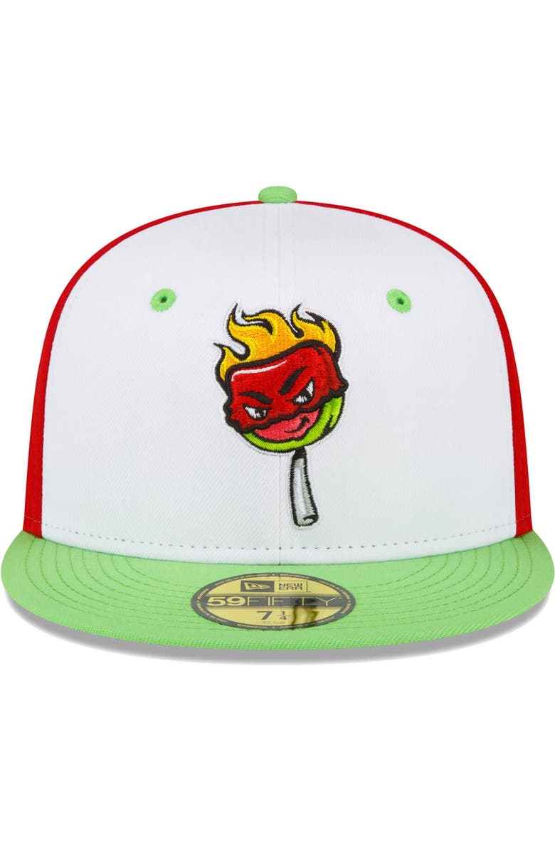 New Era Men's New Era White Sugar Land Space Cowboys Copa De La Diversion 59FIFTY Fitted Hat, Alternate, color, White