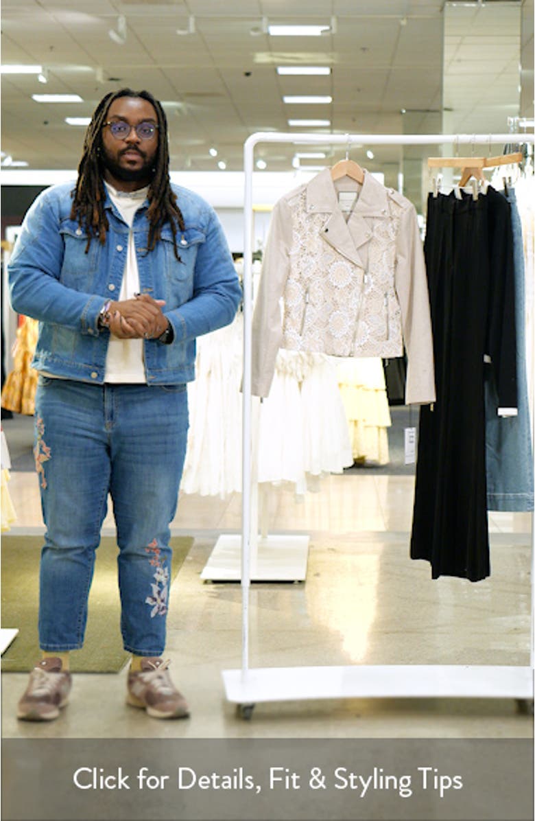 Mixed Media Moto Jacket, sales video thumbnail