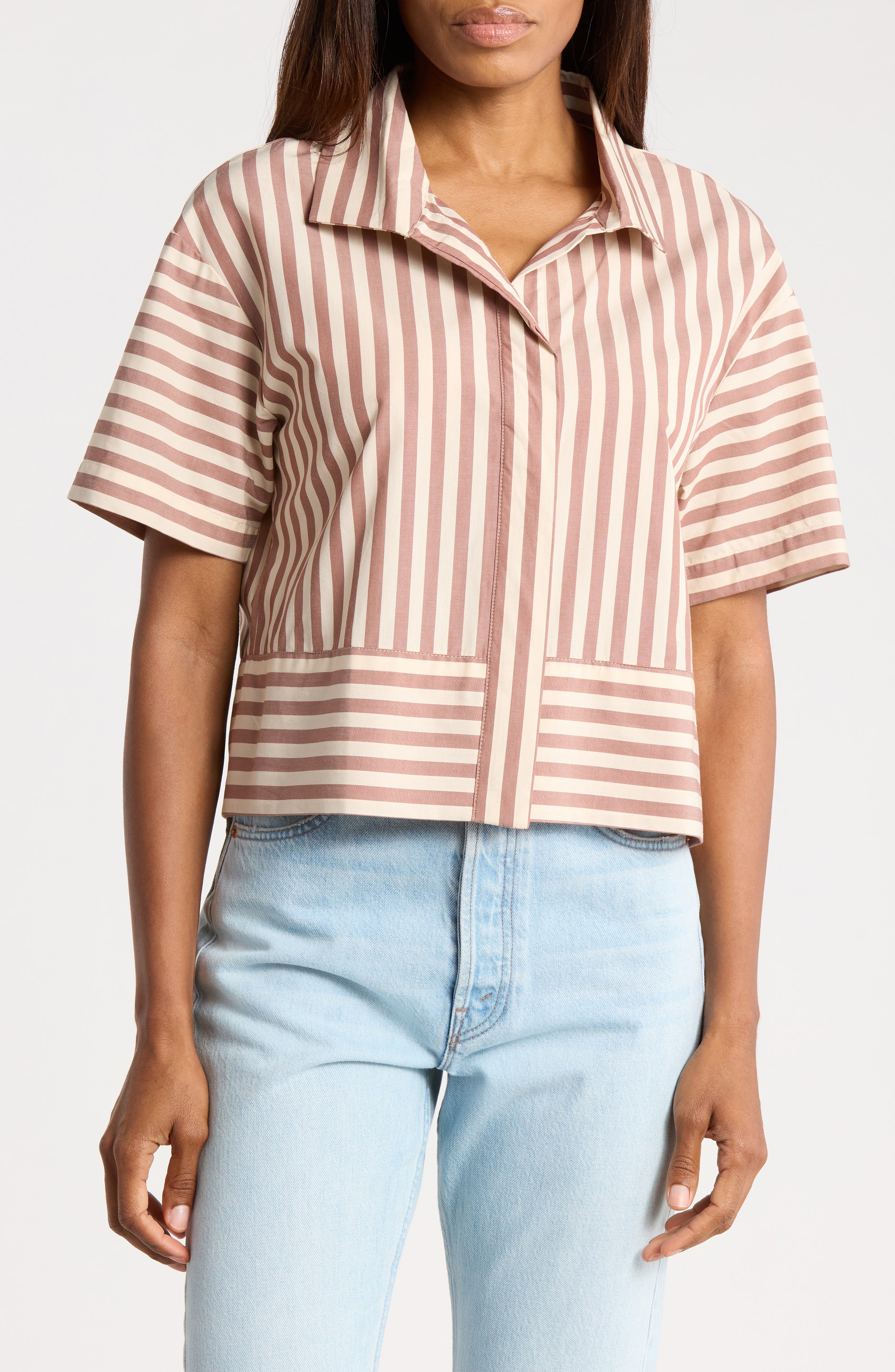 Striped Short Sleeve Shirt