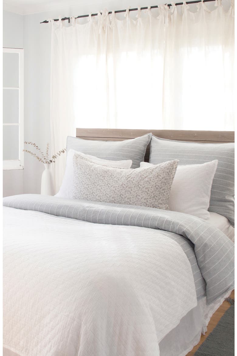 Ojai Textured Cotton Sham, Alternate, color, WHITE