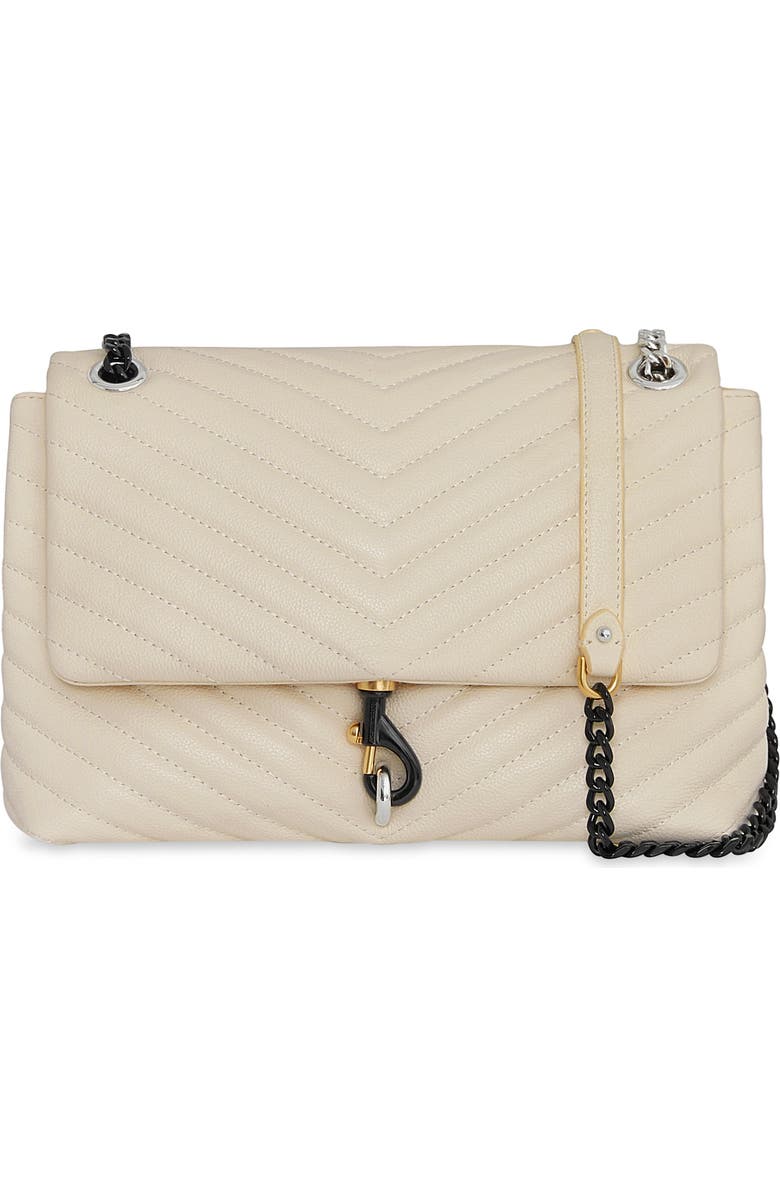 Rebecca Minkoff Edie Quilted Leather Convertible Shoulder Bag, Main, color,