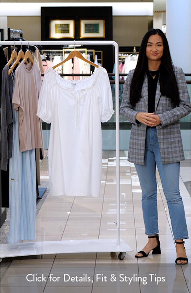 Tie Front Cotton Nightgown, sales video thumbnail