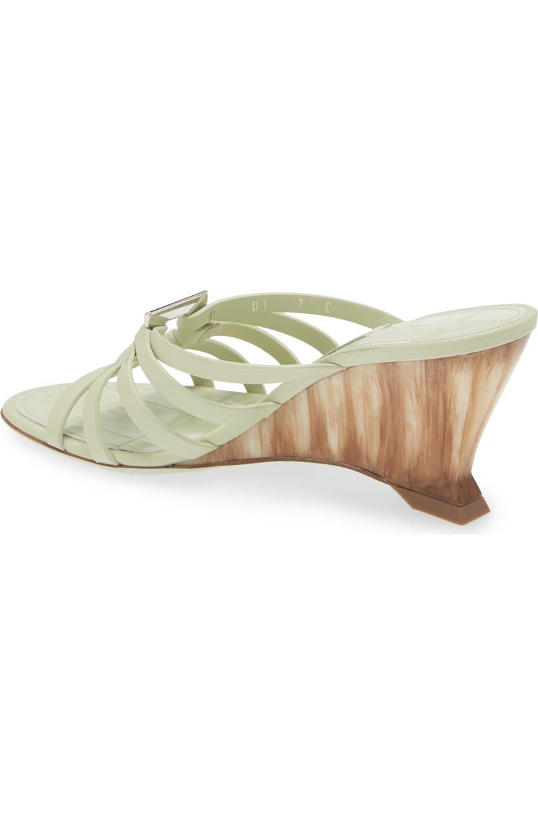 FERRAGAMO Anemone Wedge Sandal, Alternate, color, Sage