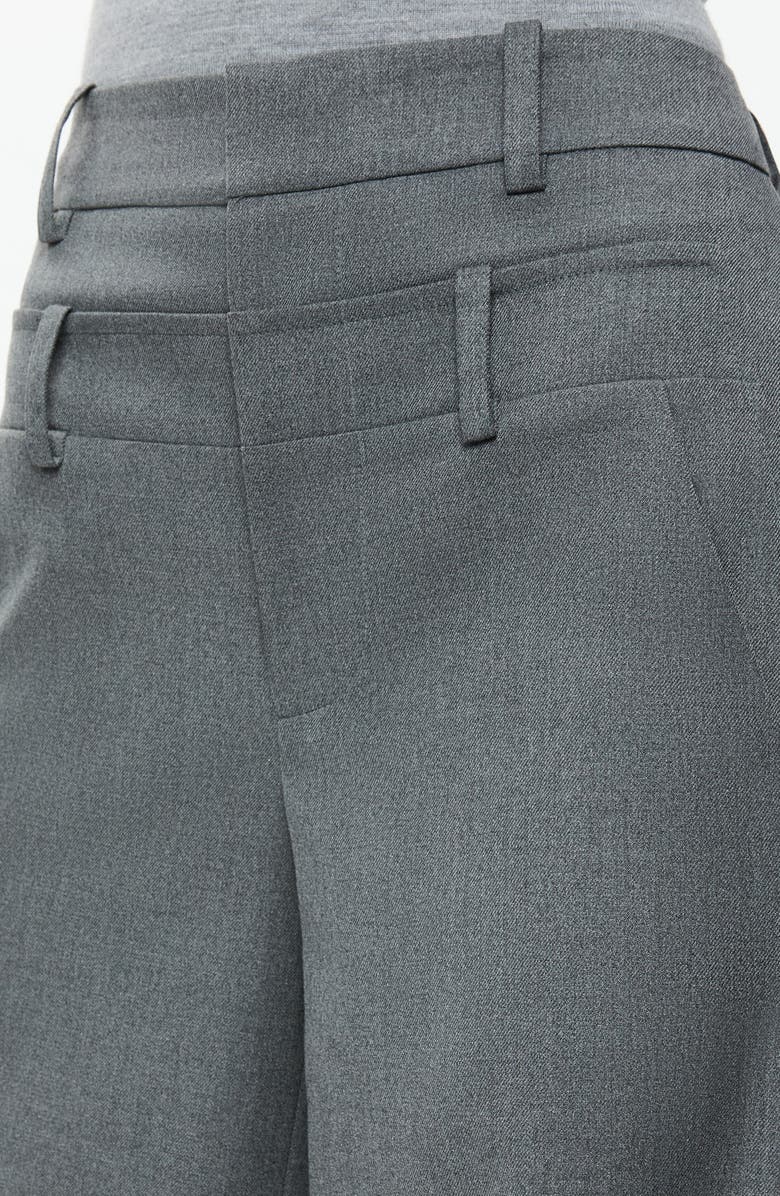 Alice + Olivia Double High Waist Trousers, Alternate, color,