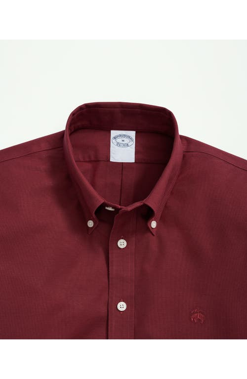 Brooks Brothers Regular Fit Solid Stretch Cotton Button-down Oxford Shirt