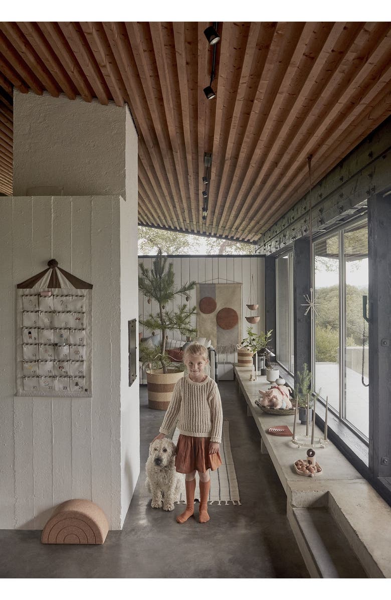 OYOY Rainbow Balance Stool, Alternate, color, Nature