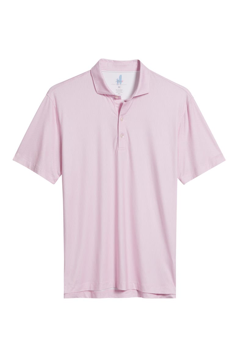 Marlin Microprint Featherweight Performance Polo, Alternate, color, AZALEA