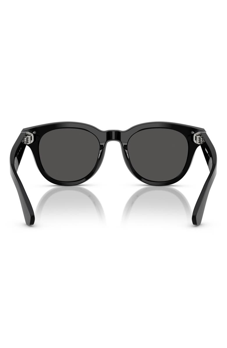 Burberry 51mm Round Sunglasses, Alternate, color, 