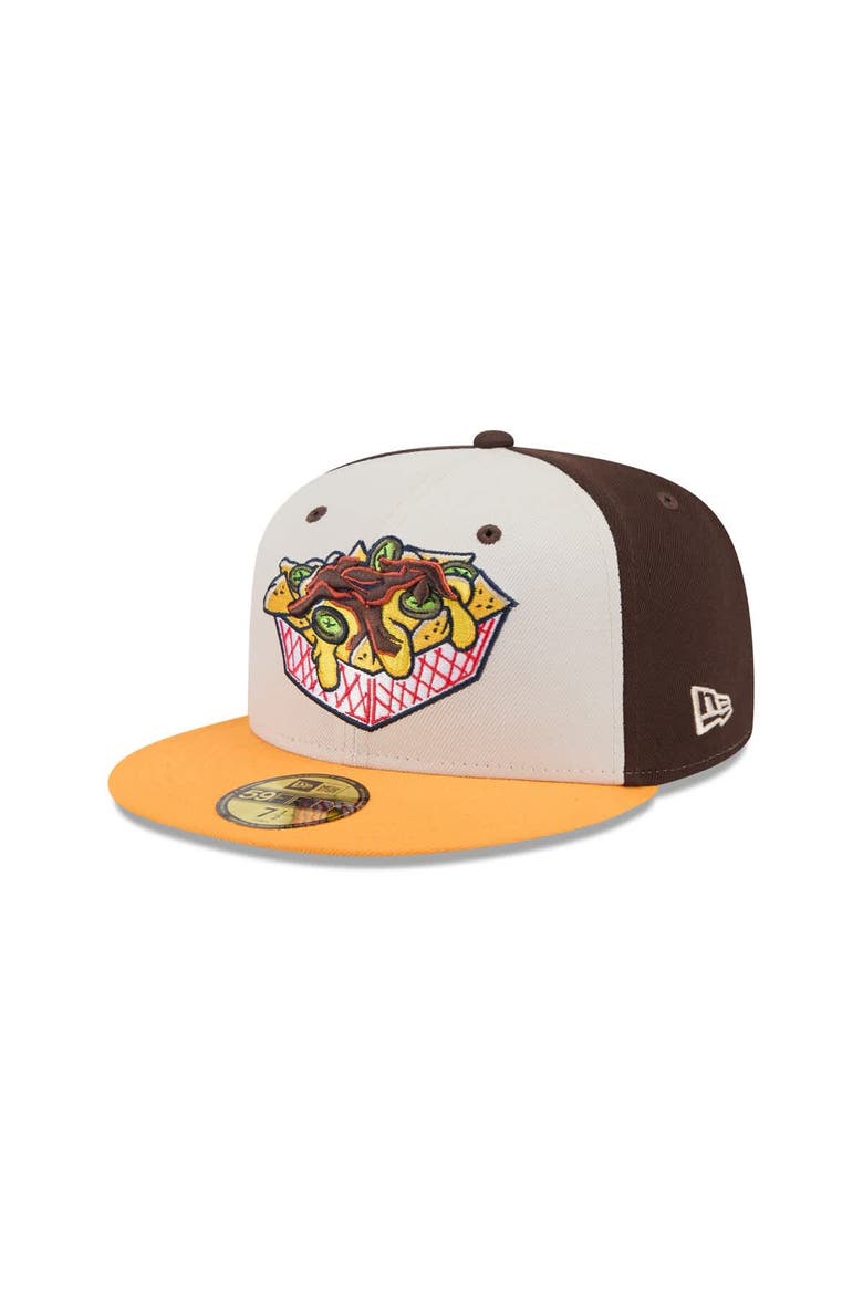 Men's New Era  Brown Memphis Redbirds Theme Nights 59FIFTY Fitted Hat, Main, color, Brown