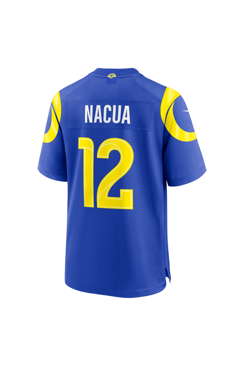Men's Nike Puka Nacua Royal Los Angeles Rams Team Game Player Jersey, Alternate, color, Royal