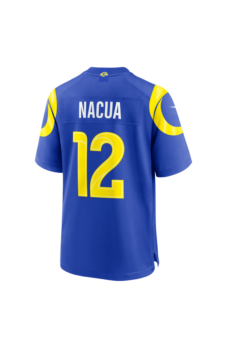 Nike Men's Nike Puka Nacua Royal Los Angeles Rams Team Game Player Jersey, Alternate, color, Royal