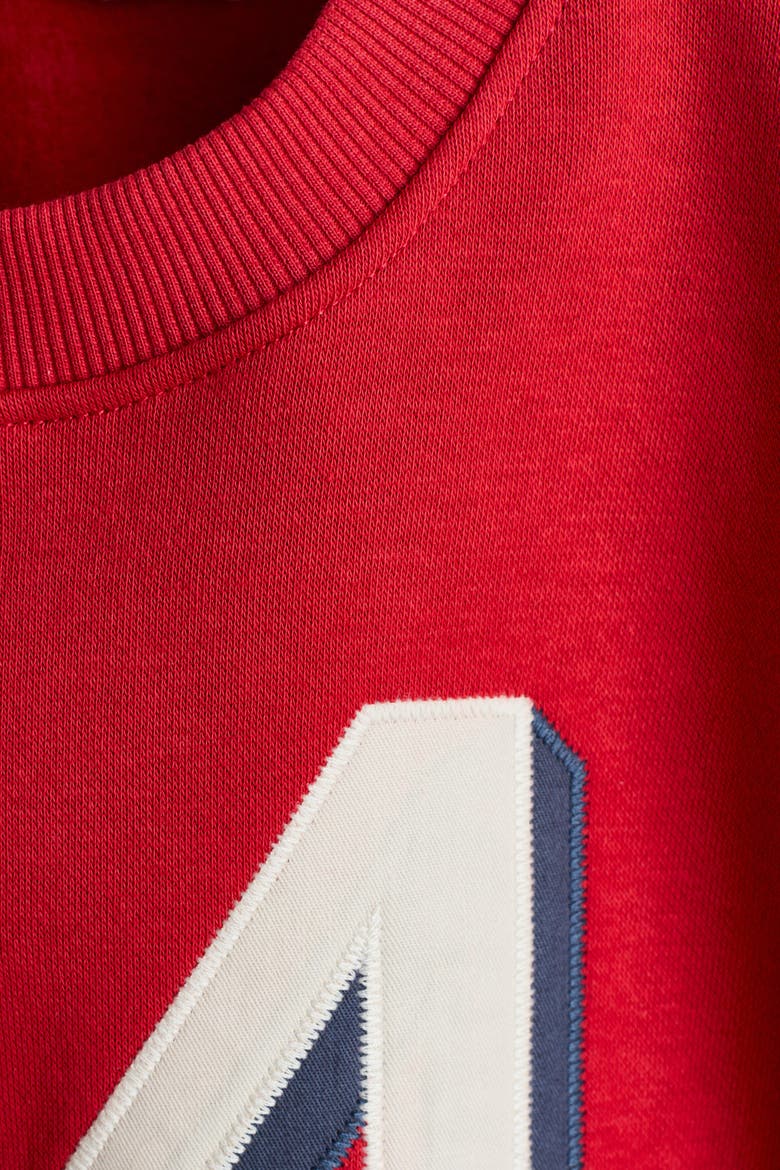 Printed Sweatshirt, Alternate, color, Red/94