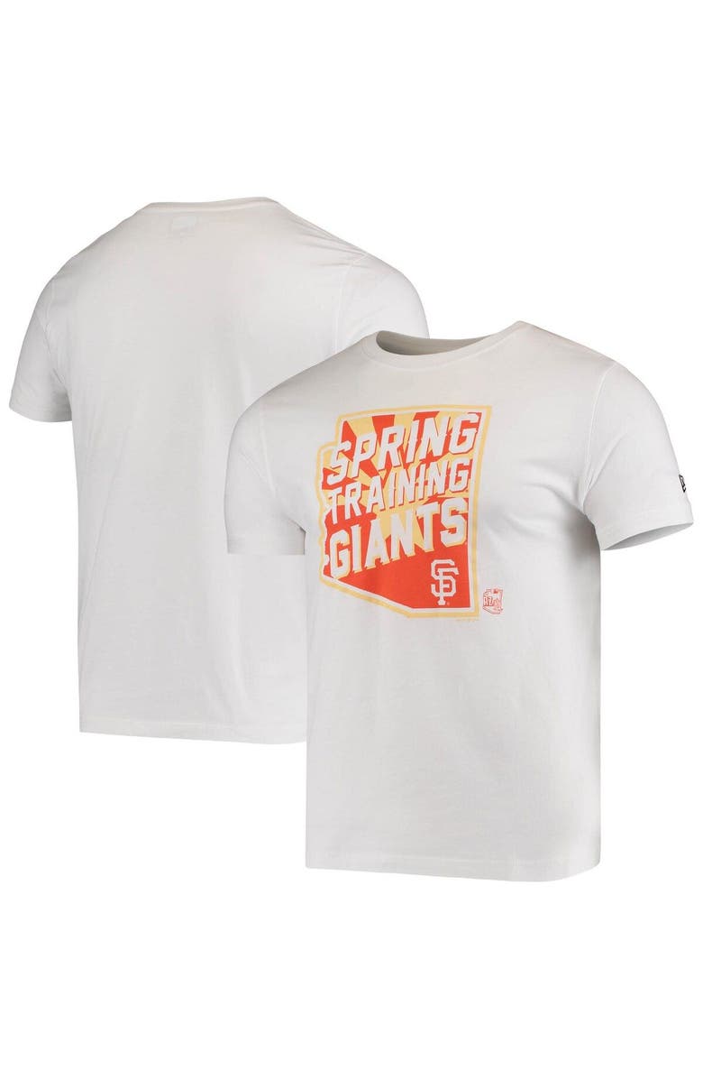 New Era Men's New Era White San Francisco Giants Spring Training State Fill T-Shirt, Main, color, 
