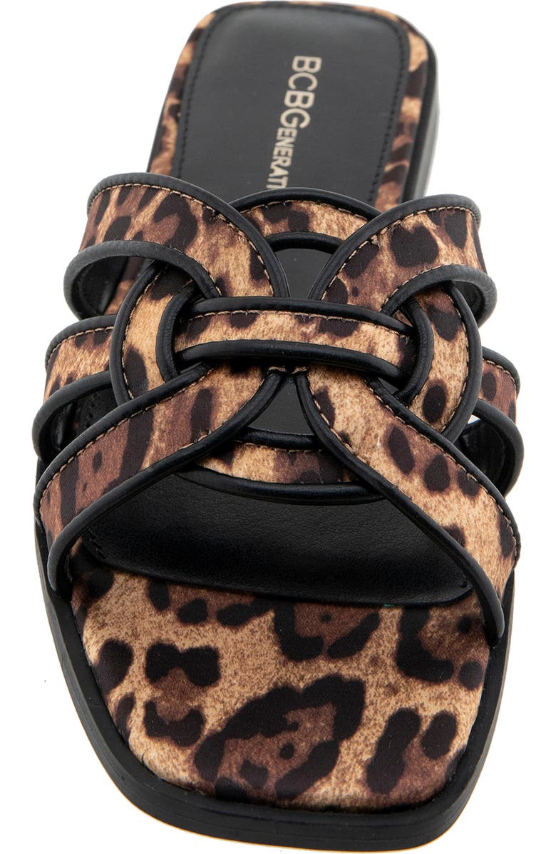 BCBGeneration Meltem Slide Sandal, Alternate, color, Cheetah