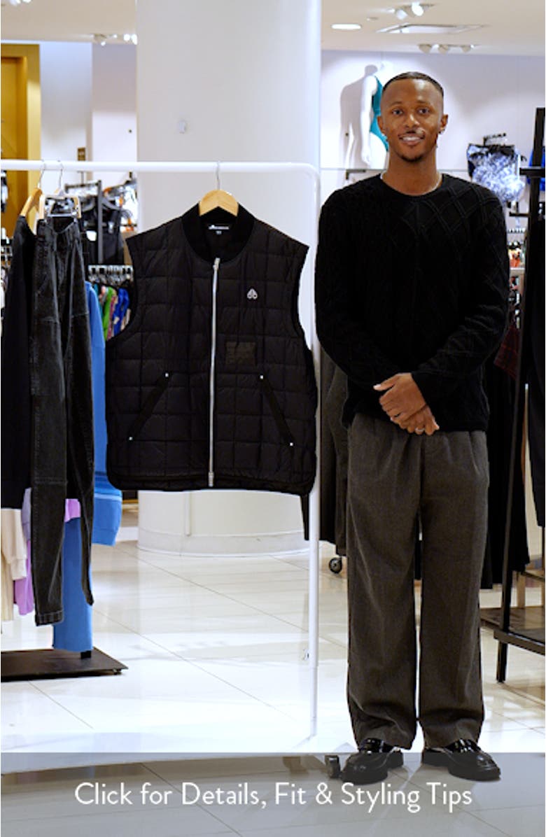 Quilted Down Liner Vest, sales video thumbnail