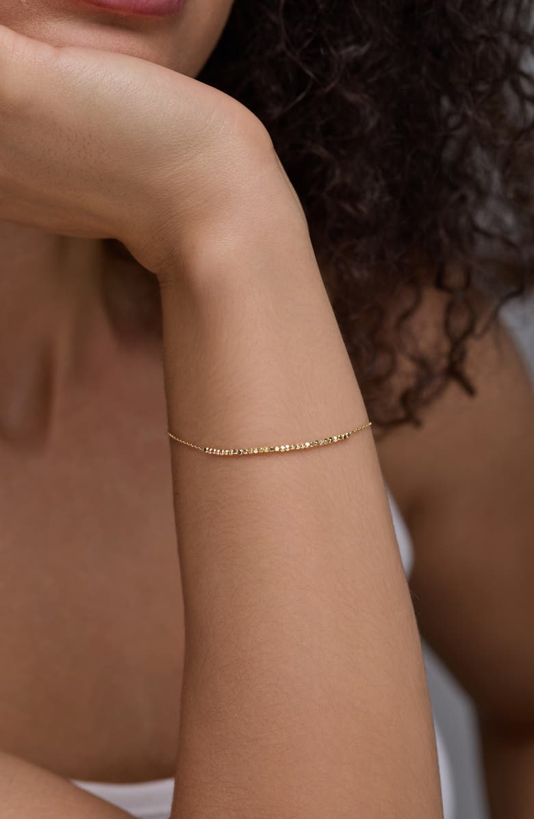 Bony Levy 14K Gold Beaded Chain Bracelet, Alternate, color, 14K Yellow Gold