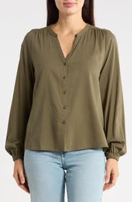 Splendid Long Sleeve Vera Blouse