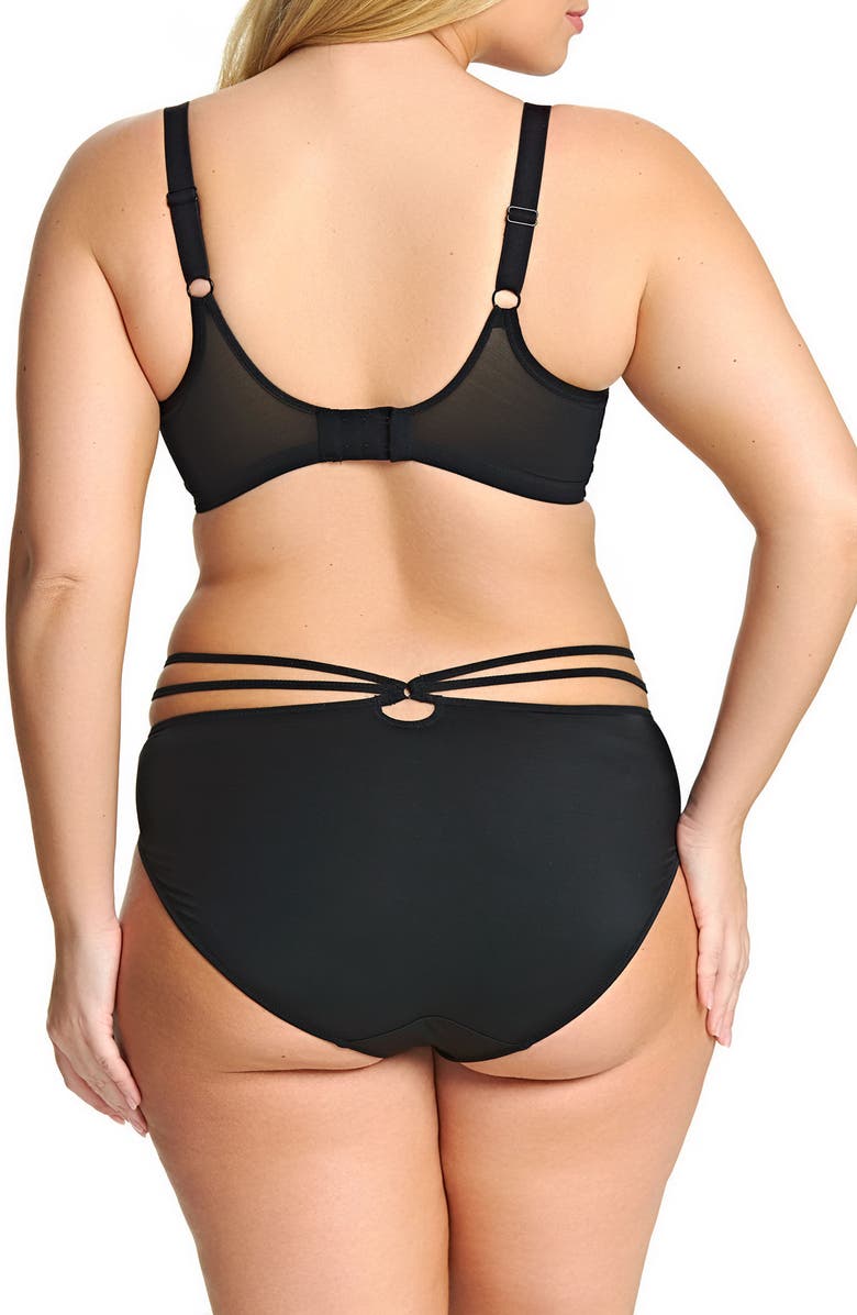 Elomi Nicole Full Figure Underwire Plunge Bra, Alternate, color,