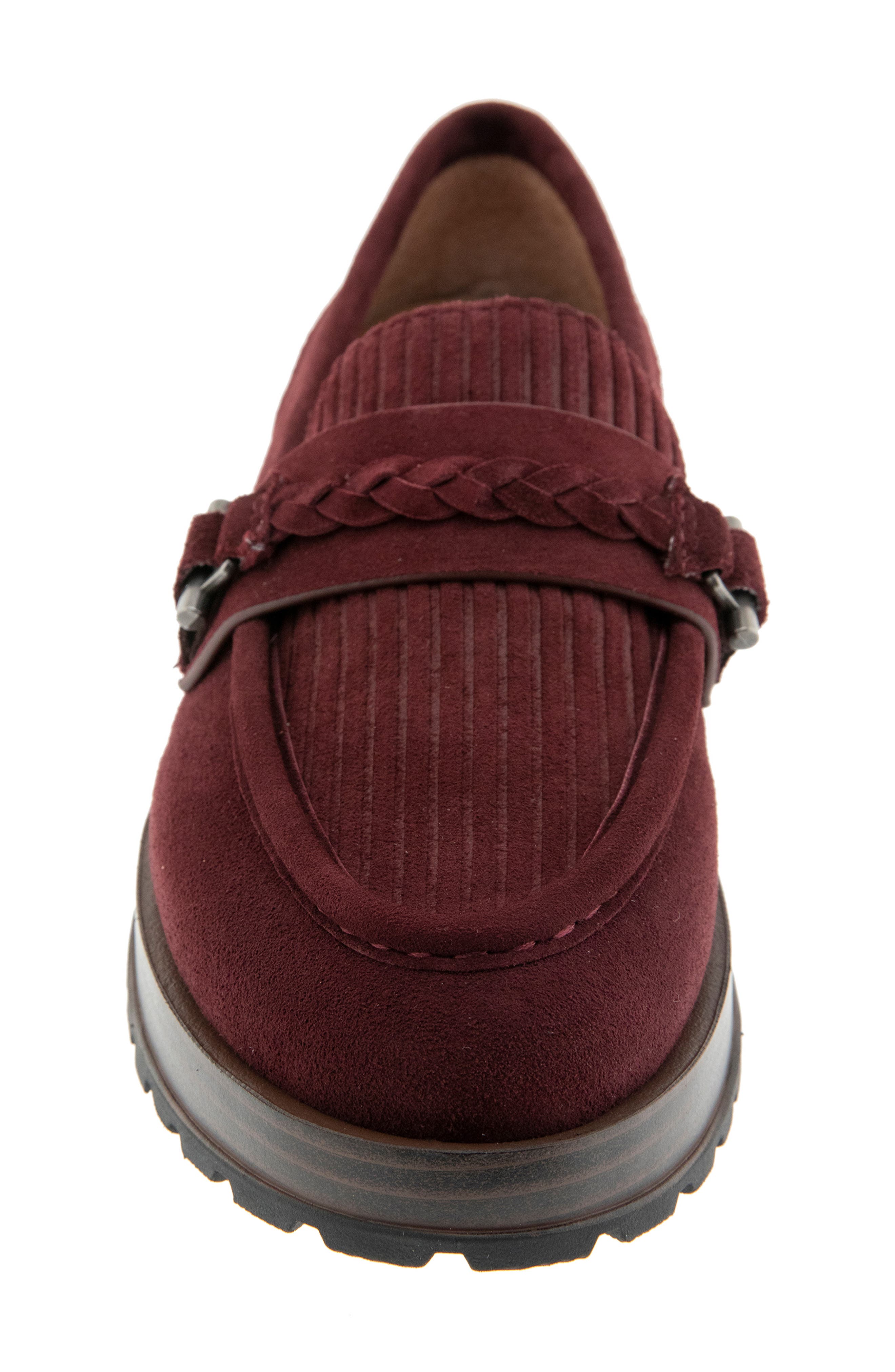 Polly Bit Loafer, Alternate, color, ANDORRA RIBB SUEDE